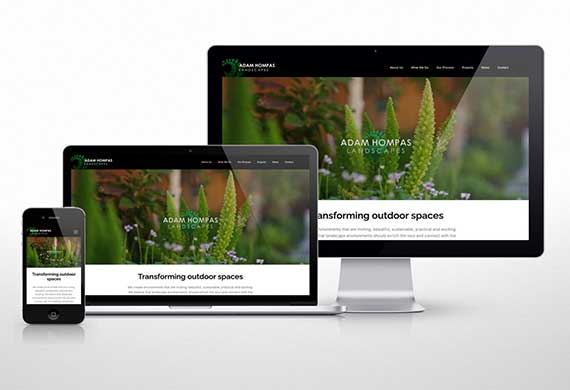 Tradie - Landscaper Website design