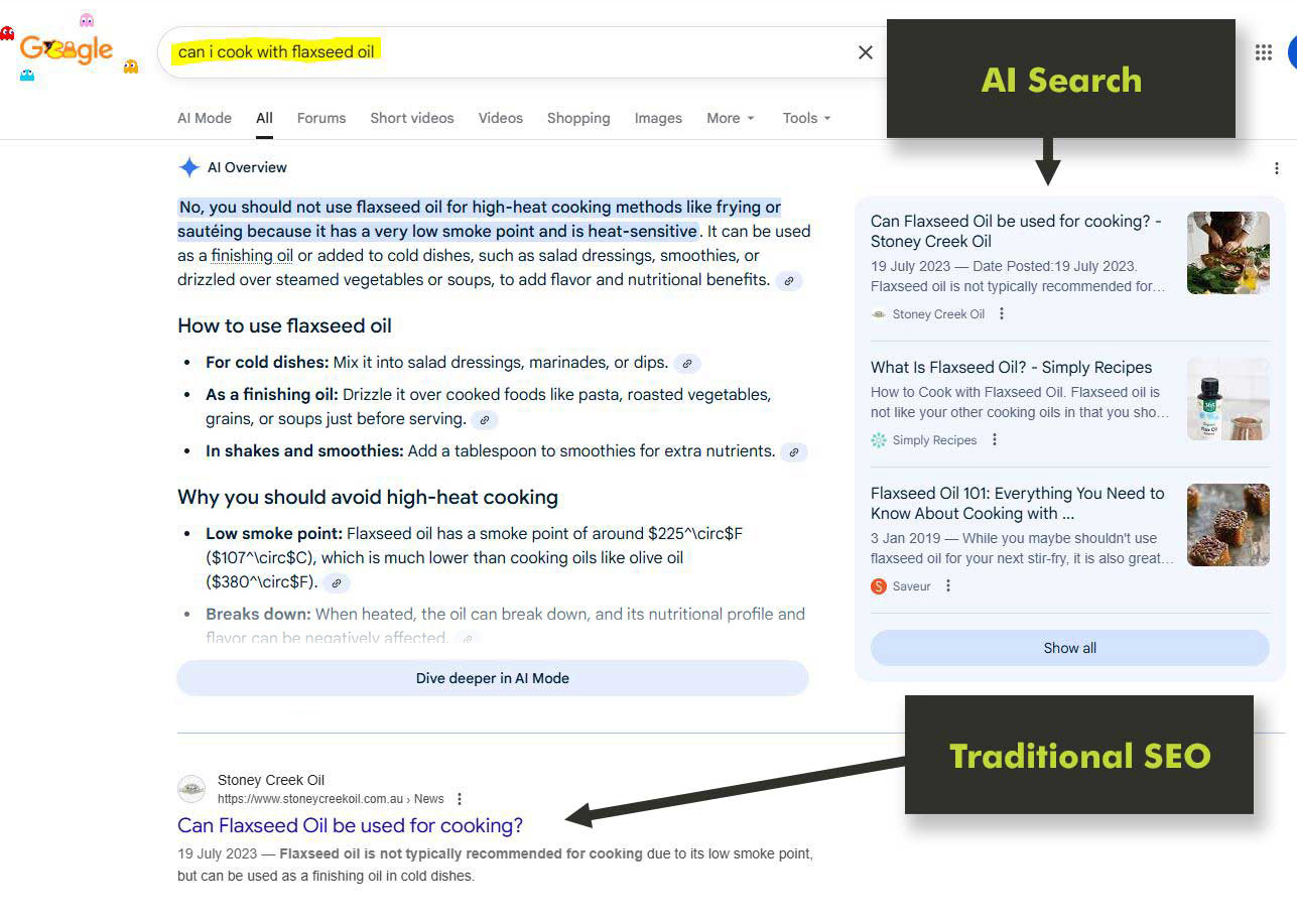 How to optimise a website for AI Powered Search